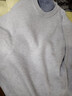 凡客誠品（VANCL）針織衫男款秋冬季一體絨加厚保暖青少年圓領(lǐng)基礎毛衫 淺灰 XL 曬單實(shí)拍圖