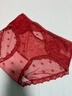 貓人紅色內褲女士性感蕾絲2025新款貴婦本命年圣誕結婚禮物女生三角褲 【紅運桃花+圓滿(mǎn)波點(diǎn)+流光刺繡】 3條 L 【110-140斤】 曬單實(shí)拍圖