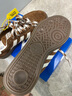 阿迪達斯（adidas）三葉草系列 男女鞋 HANDBALL SPEZIAL 休閑鞋 KI5938 深棕色 37 曬單實(shí)拍圖