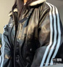 阿迪達斯（adidas）Originals三葉草棉服男裝2025秋冬新款保暖機車(chē)風(fēng)運動(dòng)可拆卸翻領(lǐng) KF3691 M 曬單實(shí)拍圖