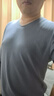 愛(ài)慕先生【奶皮衣】男保暖內衣打底上衣秋衣沁潤NS72K431灰藍185 曬單實(shí)拍圖
