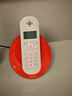 摩托羅拉（Motorola）數字無(wú)繩電話(huà)機無(wú)線(xiàn)座機單機大屏幕清晰免提辦公家用 C601橙色單無(wú)繩 曬單實(shí)拍圖