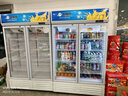 北極熊（BEIJIXIONG）展示柜冷藏柜冰柜商用飲料柜直冷風(fēng)冷風(fēng)直冷保鮮柜超市玻璃門(mén)冰箱立式啤酒柜 大雙門(mén)下機純風(fēng)冷無(wú)霜藍白款（888L） 曬單實(shí)拍圖