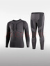 悠途（UTO）炭能速干衣套裝男女戶(hù)外跑步登山運動(dòng)滑雪服保暖內衣 黑灰色-男款 XL 曬單實(shí)拍圖