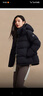 波司登（BOSIDENG）【小蠻腰】25新款羽絨服商場(chǎng)同款女短款90絨可脫卸帽顯瘦保暖外套 黑色|8056 XS 155/80A 體重約100斤以?xún)?曬單實(shí)拍圖