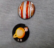 獅勒八大行星模型玩具太陽(yáng)系星球冰箱貼磁力貼宇宙星球冰箱貼兒童禮 八大行星 曬單實(shí)拍圖