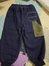 嘟嘟家【可水洗】男童加厚牛仔褲冬裝女童加絨休閑長(cháng)褲兒童冬季百搭褲子 深藍色 110 曬單實(shí)拍圖