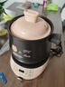 小熊（Bear）電砂鍋 電燉鍋 煲湯鍋 燉湯鍋 電燉盅 養生煮粥快速燜燉鍋 分體式高溫陶瓷雙鍋 DSG-B40J3 2L+4L 曬單實(shí)拍圖