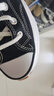 匡威（Converse）官方 Run Star Hike低幫帆布流星厚底鞋黑色168816C 黑色/168816C 36 曬單實(shí)拍圖
