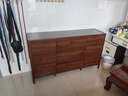 柏夢(mèng)可實(shí)木斗柜臥室儲物柜床尾置物柜新中式客廳靠墻五斗柜抽屜收納斗櫥 三抽兩門(mén)【升級碳晶實(shí)木】長(cháng)1.4米-免費送裝 曬單實(shí)拍圖
