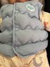貝瑞加（Babyprints）嬰兒馬甲秋冬男女寶寶保暖護肚背心百搭馬夾舒適坎肩 藍100 曬單實(shí)拍圖