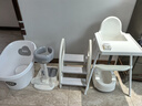 宜家（IKEA）ANTILOP安迪洛高腳椅寶寶餐椅嬰兒餐椅兒童椅學(xué)坐椅多功能椅子 白色含托盤(pán) 曬單實(shí)拍圖
