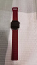 方哲品牌原裝張婧儀同款適用蘋(píng)果iwatchS11表帶applewatch9/8/7新年款液態(tài)硅膠磁吸Ultra3/2男女款腕帶 2026款新顏色酒紅配粉砂 適用iwatch S10/S11【42MM表 曬單實(shí)拍圖
