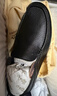金利來(lái)（Goldlion）男鞋豆豆鞋簡(jiǎn)約輕便兩穿商務(wù)鹿皮鞋G559410402AAB黑色43 曬單實(shí)拍圖