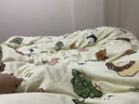 無(wú)印良品A類(lèi)抗菌全棉被套單件100%純棉卡通印花學(xué)生宿舍單人被罩150*200cm 曬單實(shí)拍圖