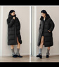 森馬（Semir）陳都靈|90絨子羽絨服女25冬長(cháng)款三防抗靜電連帽外套109725113001 曬單實(shí)拍圖