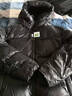 京東京造黑金鵝絨服保暖三防羽絨服男款男士短款外套新年衣服 曜石黑 XXL 曬單實(shí)拍圖