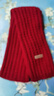百搭韓版針織毛線(xiàn)紅色圍巾女2024圣誕冬季高級感新年禮物情侶圍脖 針織圍巾-酒紅色-1個(gè)裝-保暖 1 曬單實(shí)拍圖