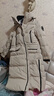 波司登（BOSIDENG）冬季極寒羽絨服90絨鵝絨谷愛(ài)凌同款男女情侶同款長(cháng)款連帽保暖外套 燕麥色7185-24 【店長(cháng)推薦】 S 160/84A 曬單實(shí)拍圖