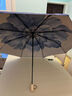蕉下（beneunder）防紫外線(xiàn)遮陽(yáng)傘三折雙層黑膠晴雨傘防曬傘BM664月霧 曬單實(shí)拍圖