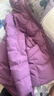 坦博爾羽絨服女中長(cháng)款連帽休閑媽媽款加厚外套510506D 紫羅蘭 175  曬單實(shí)拍圖