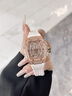 歐品客高端名牌2026新款手表女士機械表全自動(dòng)鏤空酒桶形女表鑲鉆送女友 升級版3225白帶玖金 進(jìn)口機芯 免費刻字 曬單實(shí)拍圖