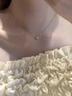 CHOMEL KINSEYS925純銀中古碎碎冰愛(ài)心吊墜項鏈女高級感輕奢小眾七夕情人節禮物 甜蜜告白|S925純銀 項鏈 曬單實(shí)拍圖