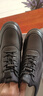 強人3515運動(dòng)皮鞋男冬季保暖棉皮鞋頭層牛皮高幫厚底休閑羊毛鞋 黑色 42 曬單實(shí)拍圖