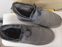 回力（Warrior）官方棉鞋男鞋冬季新款加絨雪地靴男軟底老人鞋子男士休閑鞋灰色42 曬單實(shí)拍圖