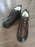 JASONWOOD奢侈品牌男鞋冬季羊毛雪地靴真皮皮毛一體東北棉鞋男加絨保暖防滑 棕色【羊毛內里】 皮鞋碼 40 (250mm) 曬單實(shí)拍圖