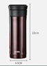 膳魔師（THERMOS）保溫杯470ml高真空大容量男女士?jì)和莶杷覶CMK-500 CBW 曬單實(shí)拍圖