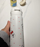 三麗鷗（SANRIO）凱蒂貓HelloKitty啵啵冰霸保溫杯316不銹鋼帶吸管女新年禮物960ml 曬單實(shí)拍圖
