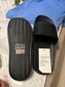 覓時(shí)光10雙裝一次性拖鞋待客男女旅行出差居家酒店防滑麻棉布加厚灰色 曬單實(shí)拍圖