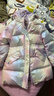 迪士尼女童輕薄羽絨服2025秋冬季新款兒童保暖童裝中長(cháng)款寶寶羽絨外套 曬單實(shí)拍圖