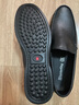 蜘蛛王男士皮鞋春秋新透氣軟底商務(wù)一腳蹬休閑豆豆鞋男 22731 黑色 42 曬單實(shí)拍圖