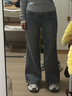 ONLY 2026春季對稱(chēng)貼袋裝飾舒適長(cháng)褲喇叭褲牛仔褲女|126132090 曬單實(shí)拍圖