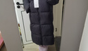 鴨鴨羽絨服女長(cháng)款2025年冬季新款韓版時(shí)尚寬松連帽90絨加厚保暖外套YE 月夜黑色 M (160/84A) 曬單實(shí)拍圖