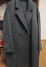 尚都比拉100%羊毛保暖毛呢大衣女冬季立裁西裝領(lǐng)中長(cháng)款外套小個(gè)子通勤大衣 曬單實(shí)拍圖