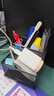 科朗鑫盛金屬網(wǎng)格組合2格筆筒辦公用品收納盒學(xué)習用品簡(jiǎn)約桌面收納盒 組合款上下層  1個(gè)裝 曬單實(shí)拍圖