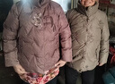 鴨鴨（YAYA）中年媽媽冬裝洋氣高貴羽絨服女短款顯貴冬季中老年氣質(zhì)立領(lǐng)外套QC 曬單實(shí)拍圖