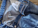 網(wǎng)易嚴選男式直筒牛仔褲經(jīng)典百搭款輕薄不悶彈力不緊繃 B款輕薄-牛仔淺藍 30 （170/78A） 曬單實(shí)拍圖