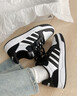 adidas ENTRAP美式校園風(fēng)運動(dòng)少年感復古籃球風(fēng)板鞋男女阿迪達斯   白色/黑色   42 曬單實(shí)拍圖