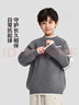 左西男童毛衣秋冬款兒童學(xué)院風(fēng)針織衫2025新款中大童冬裝 灰色 150 曬單實(shí)拍圖