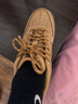 耐克NIKE女空軍一號AF1 新年禮物 運動(dòng)鞋FZ7372-200小麥色37.5 曬單實(shí)拍圖