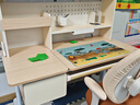京東京造晨光桌護眼全光譜大路燈兒童學(xué)習桌書(shū)桌椅套裝學(xué)生寫(xiě)字桌1.2m棕 曬單實(shí)拍圖