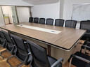 尤尼德會(huì )議桌長(cháng)桌簡(jiǎn)約現代大型會(huì )議室洽談培訓員工長(cháng)條桌圓角辦公桌椅 橡木色 定制顏色尺寸聯(lián)系客服 曬單實(shí)拍圖
