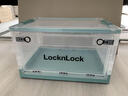 LOCK&LOCK車(chē)載拉桿收納箱帶輪買(mǎi)菜車(chē)購物車(chē)汽車(chē)用品行李箱折疊便攜小拉車(chē) 【60L】樂(lè )扣樂(lè )扣透視款北歐綠折疊收納箱LTZ509 曬單實(shí)拍圖
