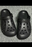 CROCS卡駱馳洞洞鞋貝雅男鞋女鞋輕便耐磨一腳蹬拖鞋休閑鞋|10126 黑色-001 43 (270mm) 曬單實(shí)拍圖