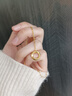 中國黃金（CHINA GOLD）黃金莫比烏斯環(huán)吊墜足金簡(jiǎn)約百搭掛墜送女友老婆女神節禮物 足金莫比烏斯吊墜約0.16g【贈銀鏈】 曬單實(shí)拍圖