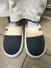 潔麗雅（Grace）棉拖鞋男士秋冬季室內防臭防滑居家保暖厚底踩屎感拖鞋男款冬天 曬單實(shí)拍圖